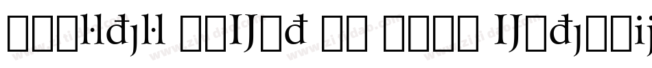 Charter BdExt BT Bold Extension字体转换